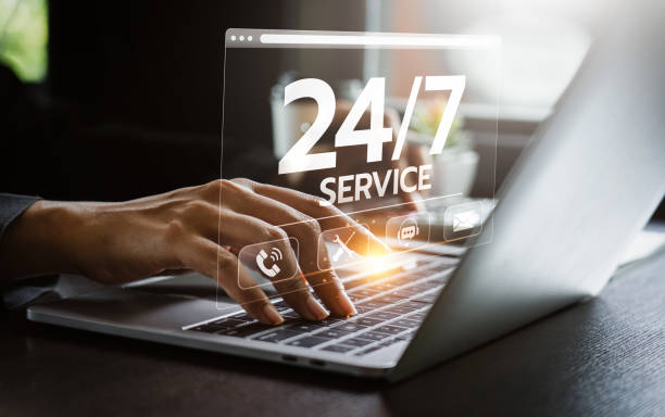 Sales person calling lead from CRM one click
