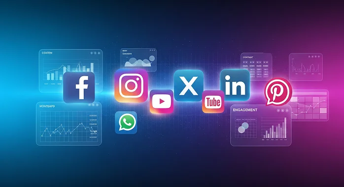 CRM social inbox dashboard